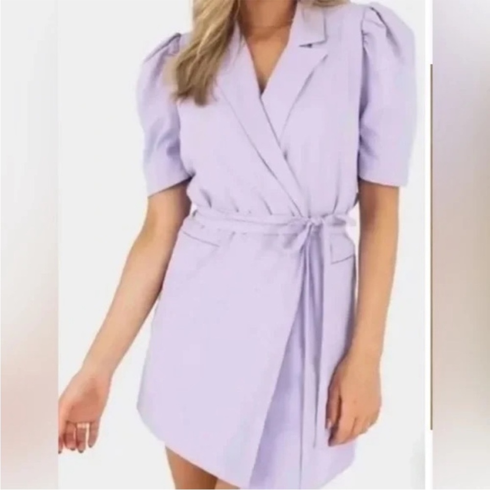 NEW Kittenish Purple Blazer Dress
